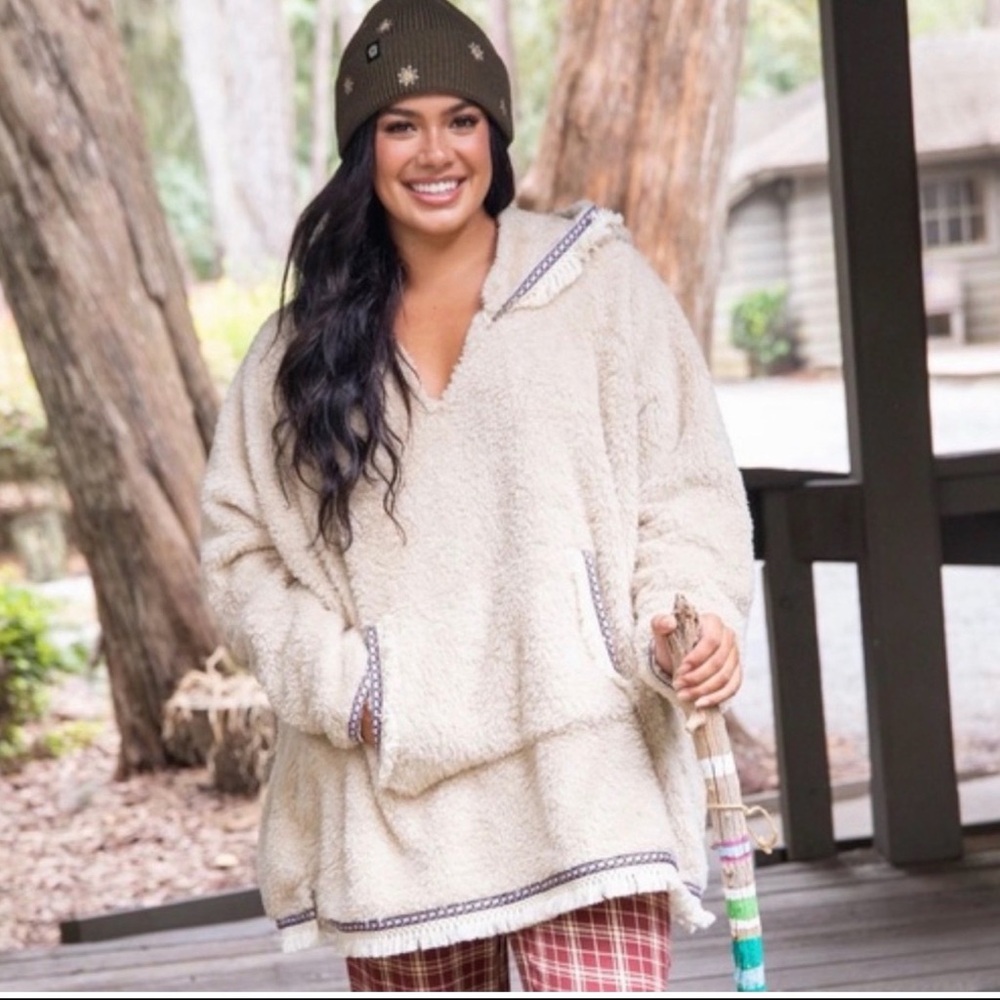 NATURAL LIFE SHERPA BLANKET HOODIE one size - Picture 2 of 4